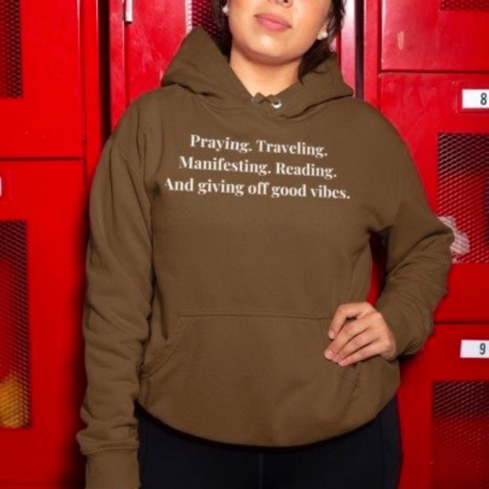 Praying, Traveling..Women’s Hoodie
